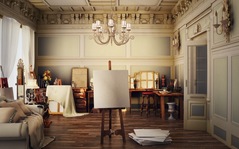 Необычный декор стен