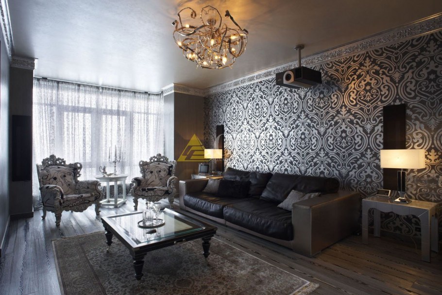 Мебель в черно белой гамме