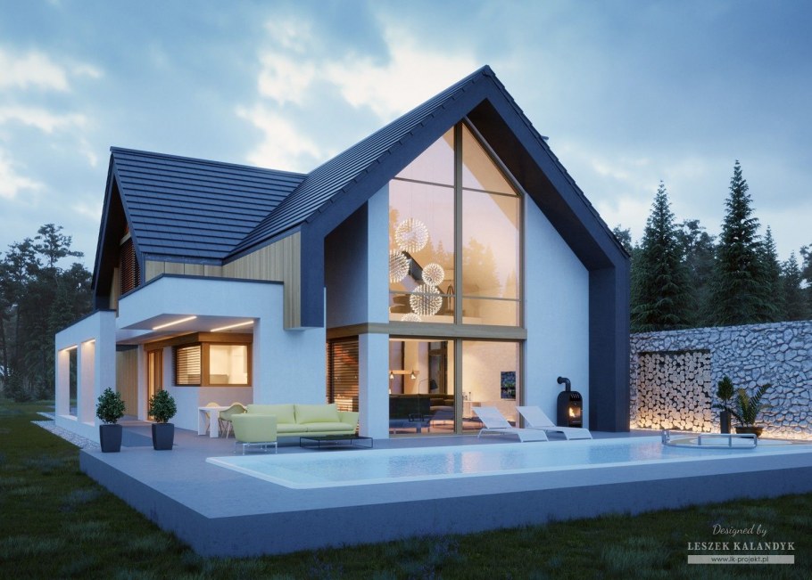 Стильные проекты домов и коттеджей