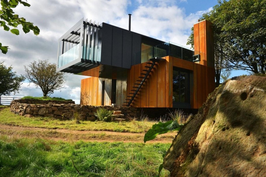 Дизайнерский дом из контейнера