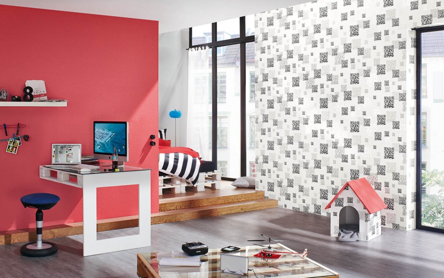 Дизайн стен в детской