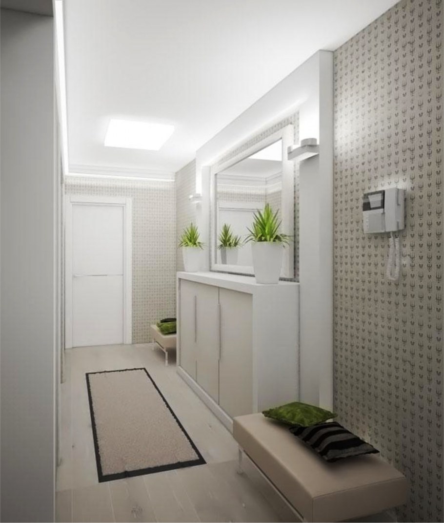 Прихожая 8 кв м прямоугольная