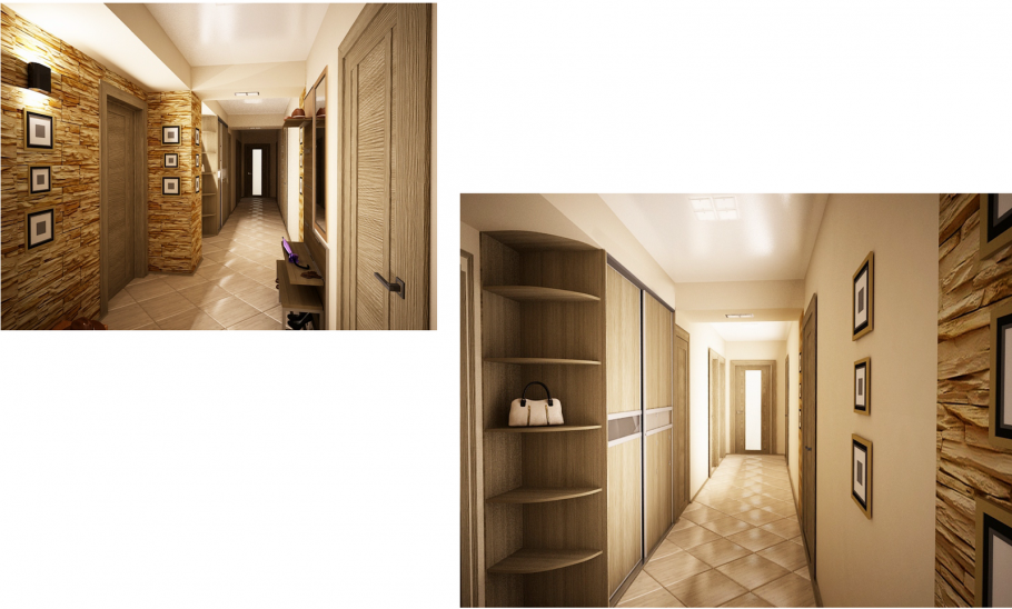 Прихожая в 2х комнатной квартире