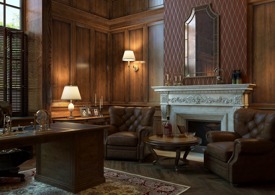 Деревянные буазери английский стиль