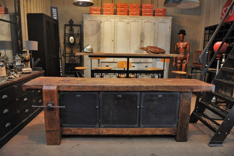 Верстак в стиле лофт