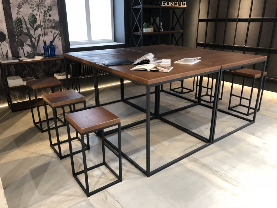 Мебель металл дерево лофт