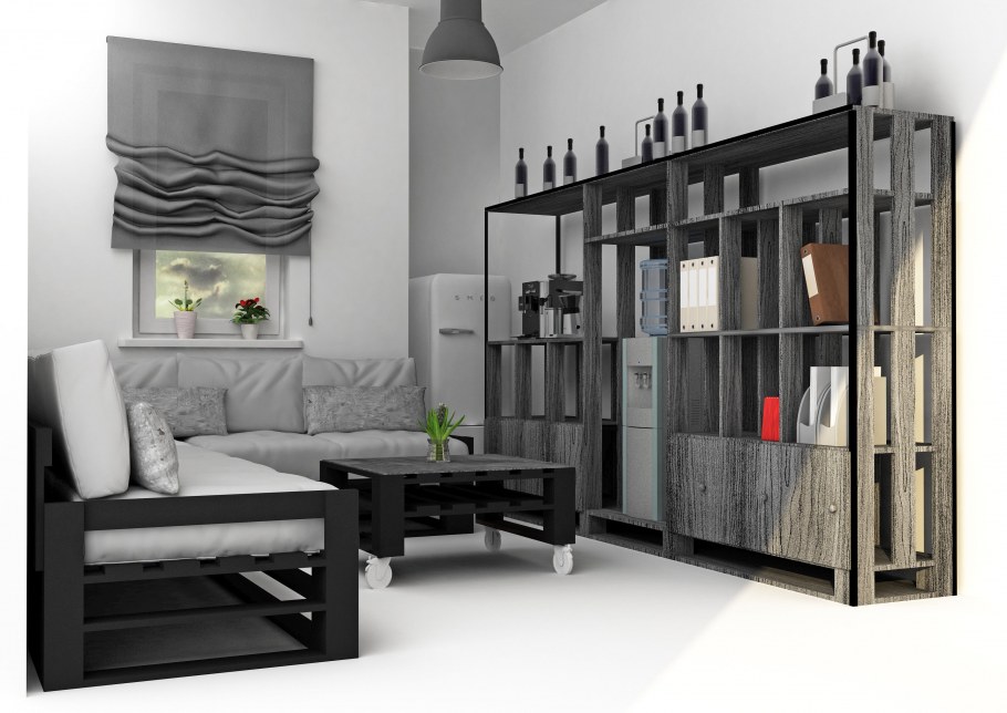 Стильная мебель из поддонов