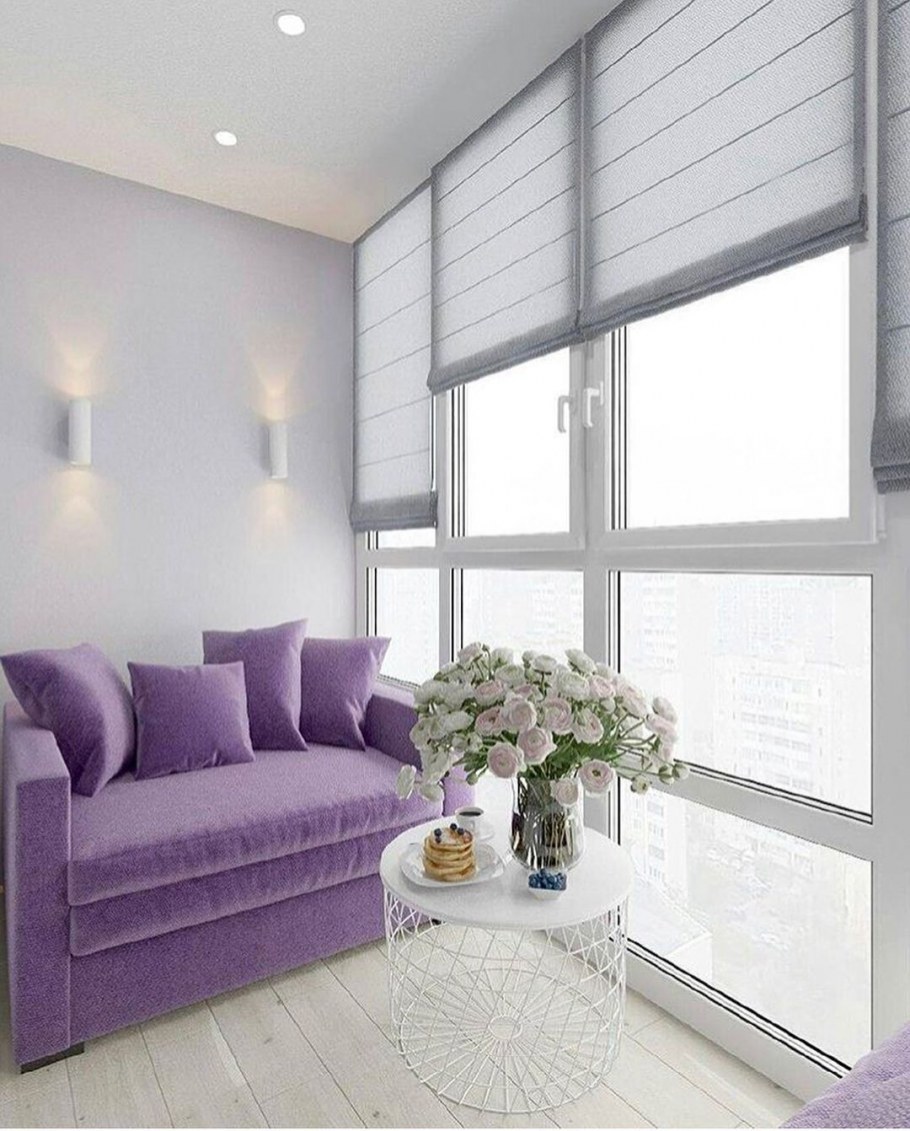 Сиреневый балкон