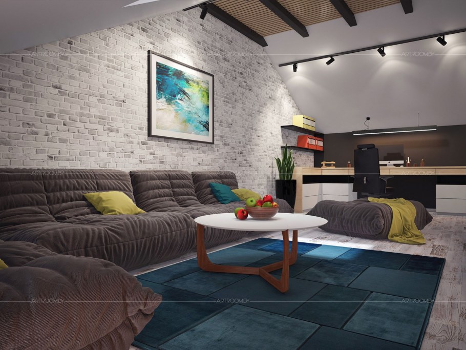 Баня в стиле лофт