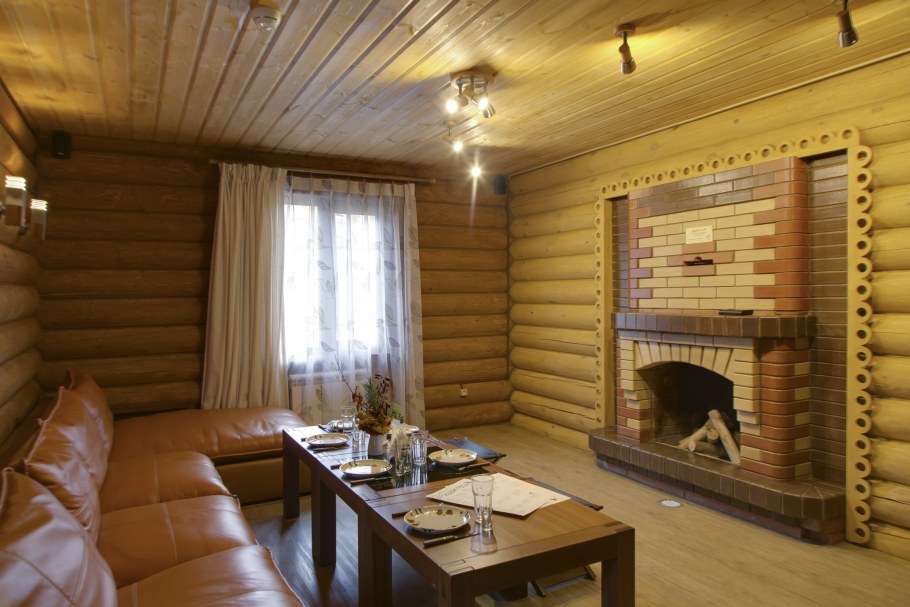 Шторы в баню для комнаты отдыха