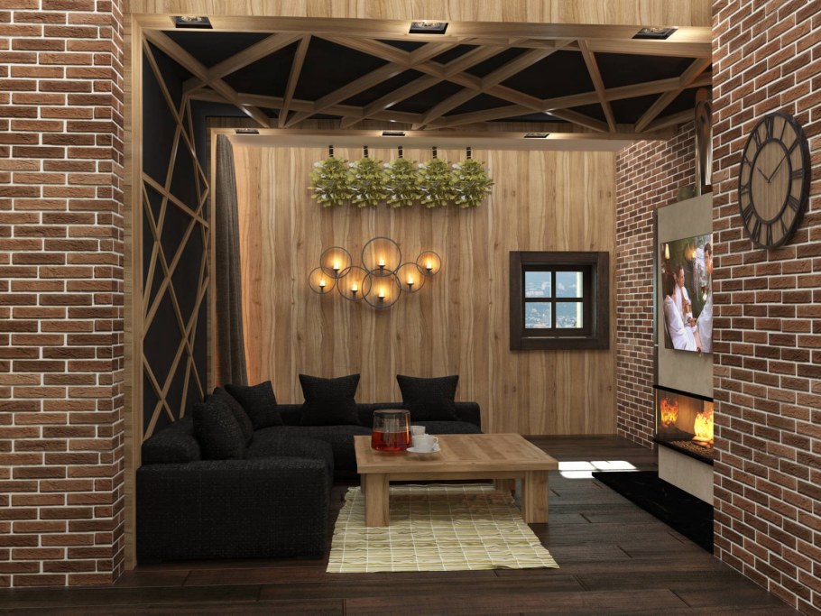 Отделка комнаты отдыха