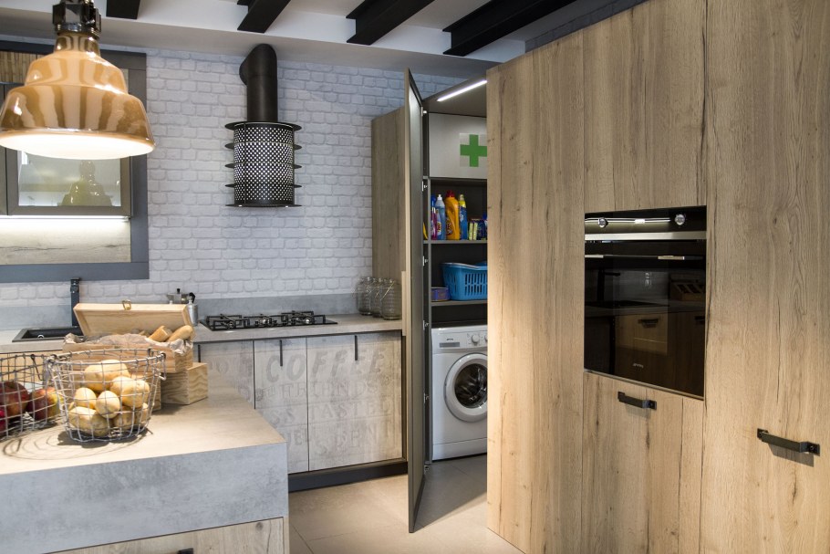 Кухонный гарнитур в стиле лофт