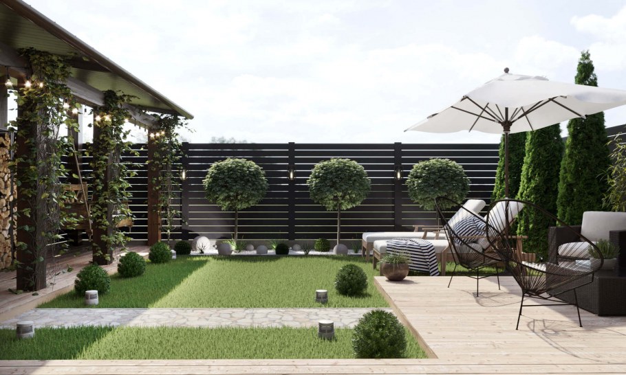 Веранда в саду