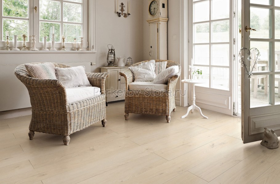 Ламинат Haro Loft 4v дуб Emilia белый 538716