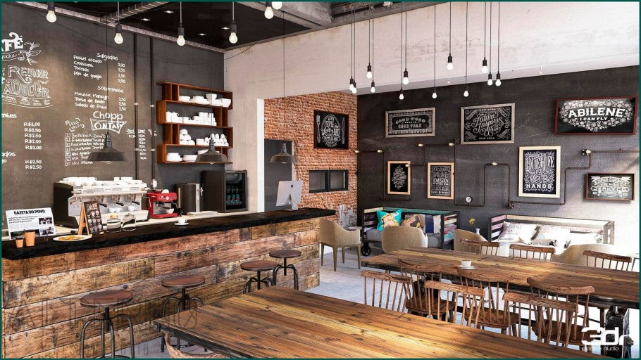 Интерьер кофейни