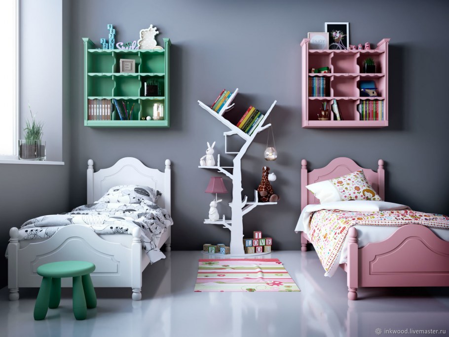 Детский стеллаж дизайнерский