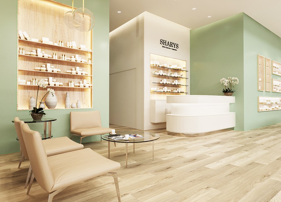 Интерьер парикмахерской