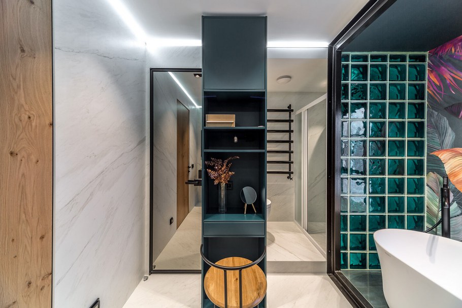 Ванна в классическом стиле зеленая