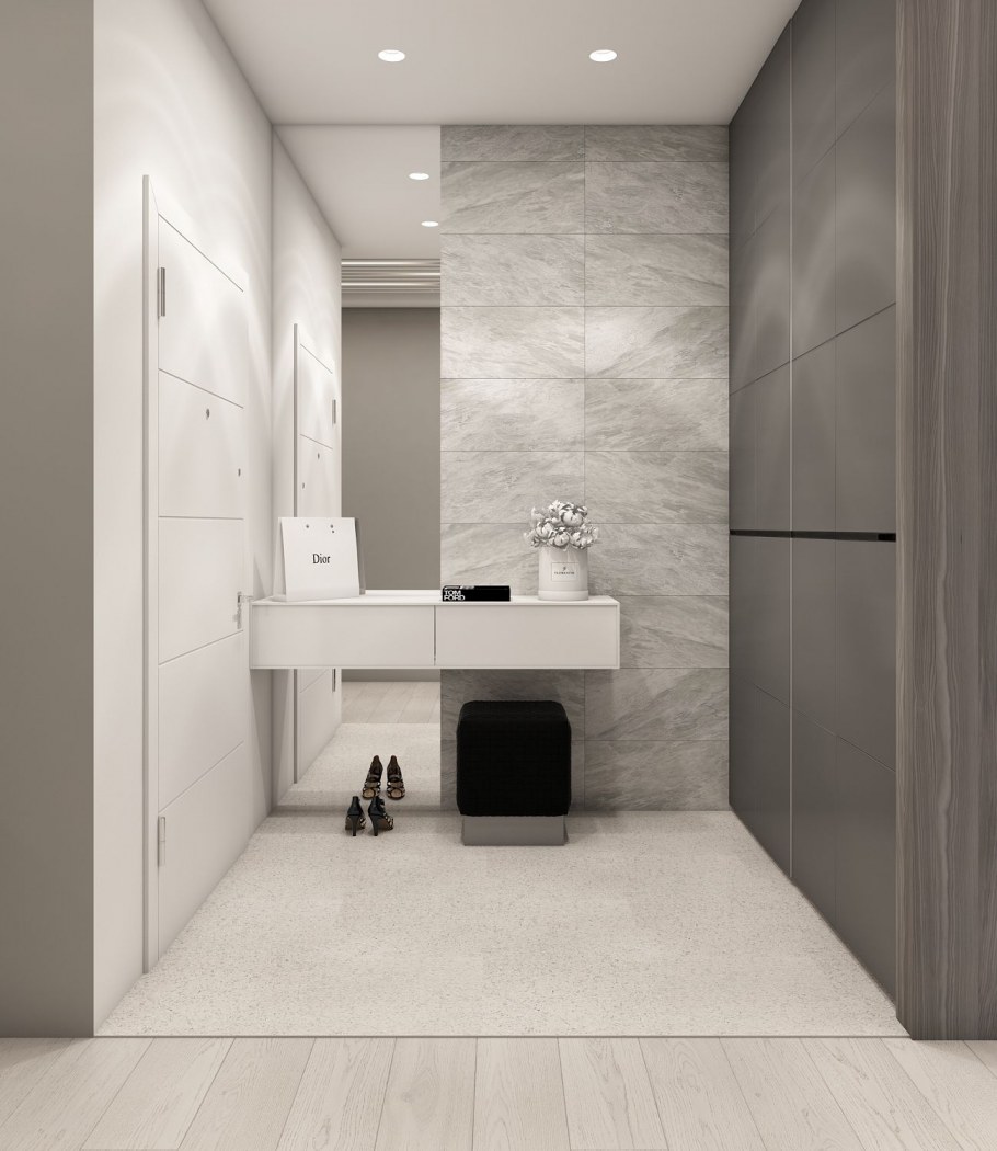 Ванная черные стеклянные блоки