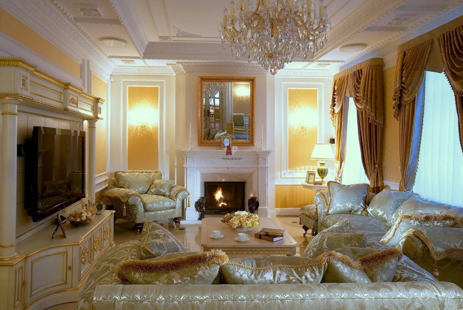 Дворцовый стиль в интерьере