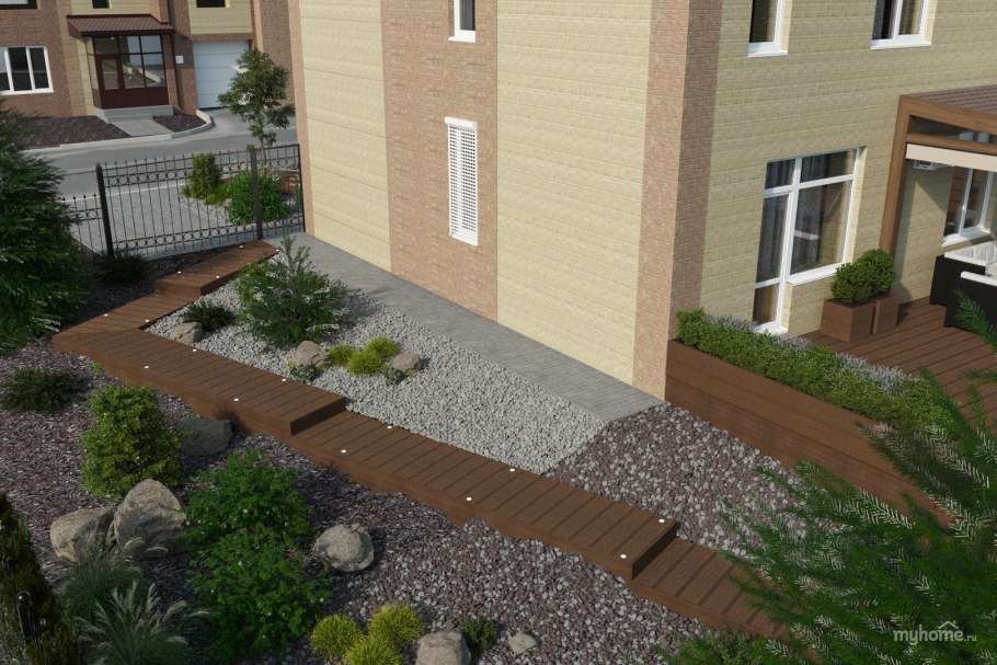 Благоустройство дворовой территории частного дома