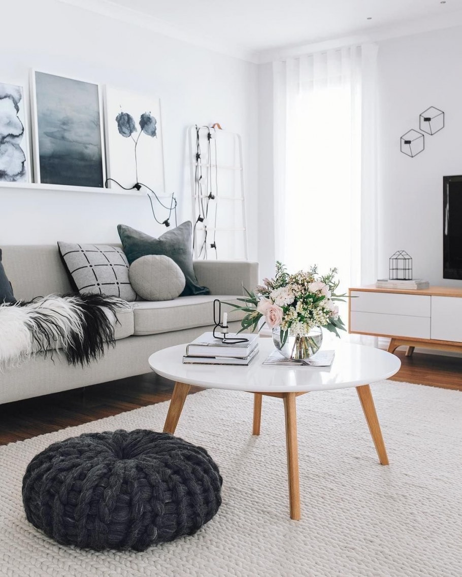 Гостиннаяв скандинавском стиле