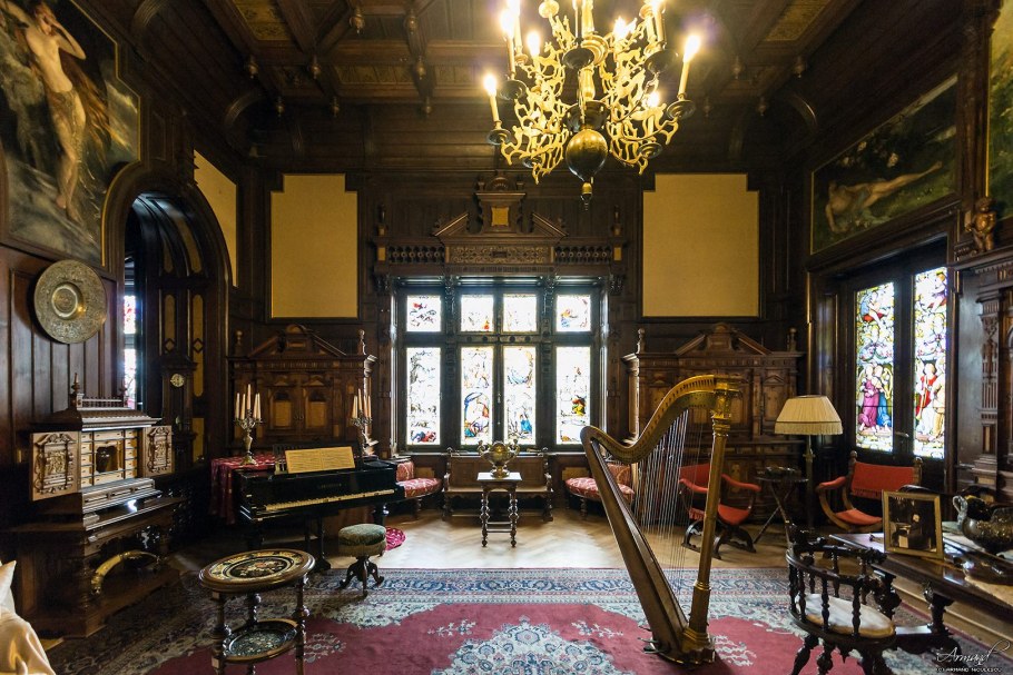 Интерьер замка средневекового Чахтицкий