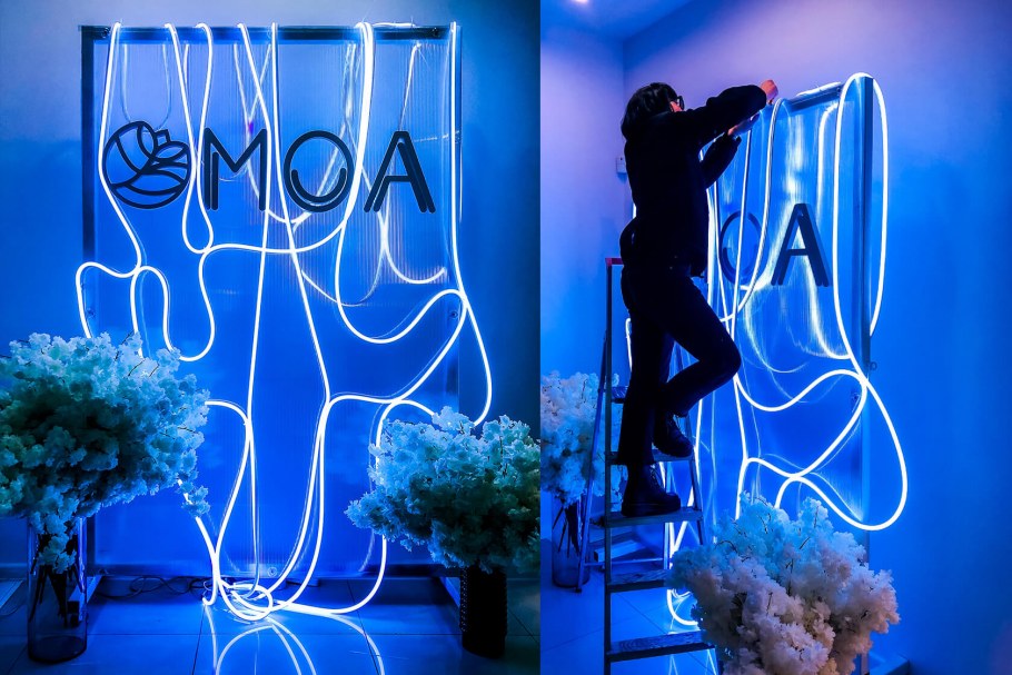 Стиль неон в интерьере