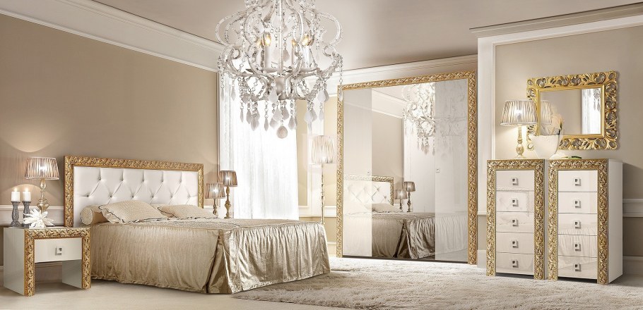 Классический интерьер спальни