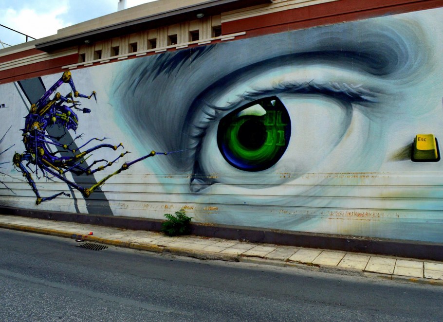 Роспись стен в стиле стрит арт