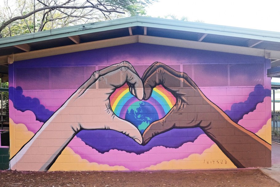 Граффити на тему природы