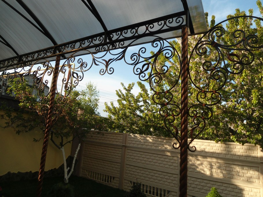 Веранда металлическая