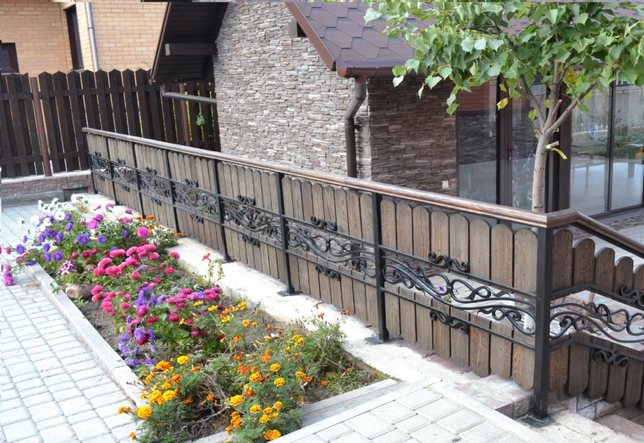 Навес ковка