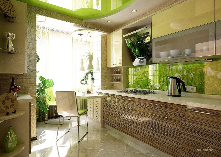 Дизайнерская кухня 14 кв