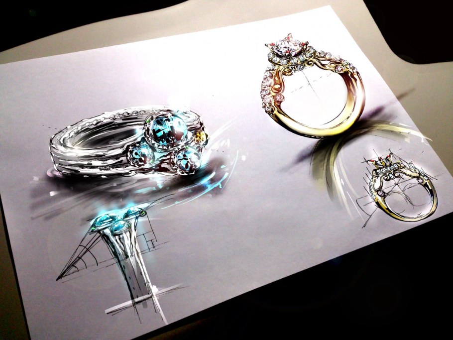 Эскизы ювелирных украшений