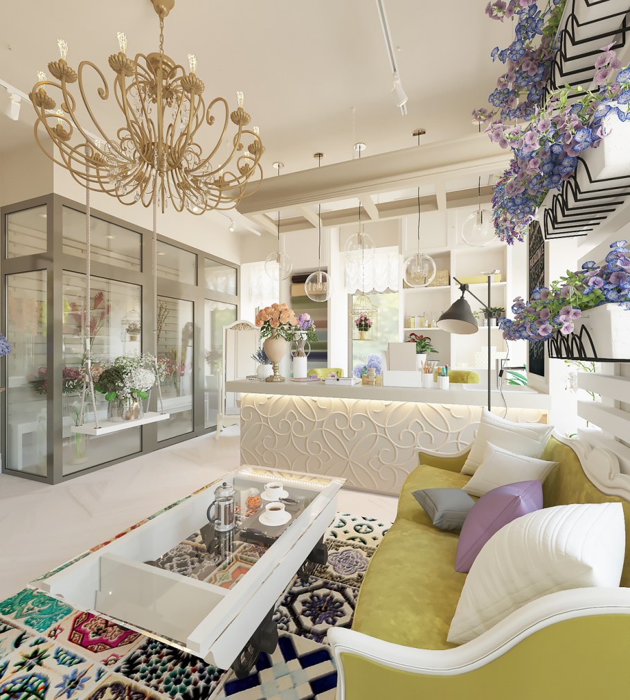 Home Flowers shop Design