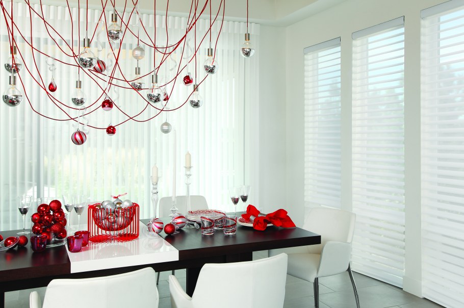 Christmas Decor and Blinds