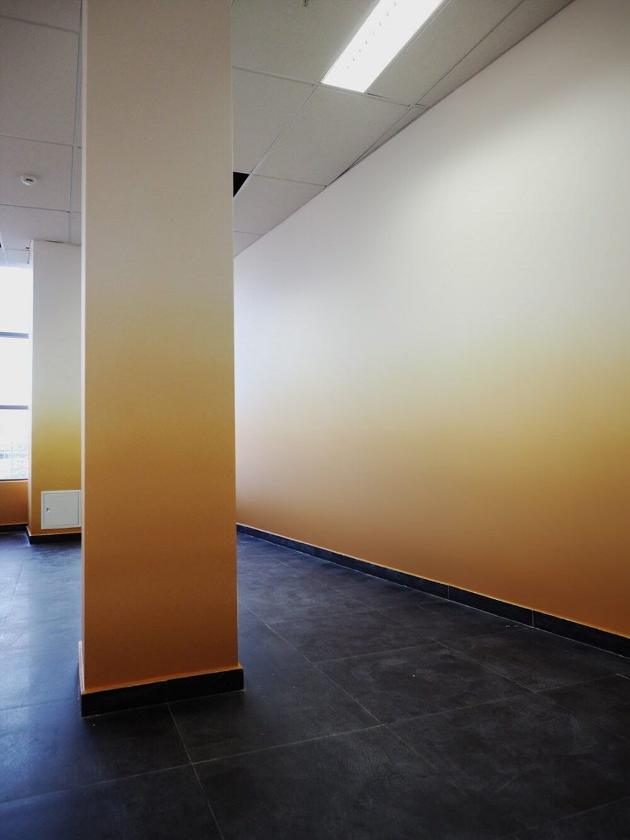 Градиентная покраска стен