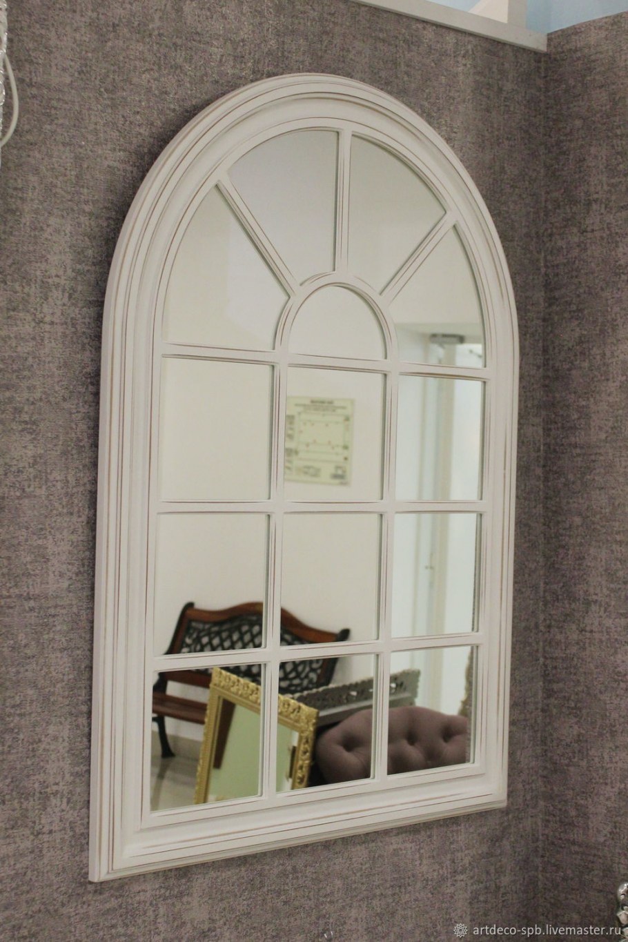 Зеркало-окно настенное арочное Entourage