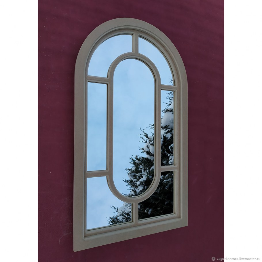 Зеркало-окно настенное арочное Entourage