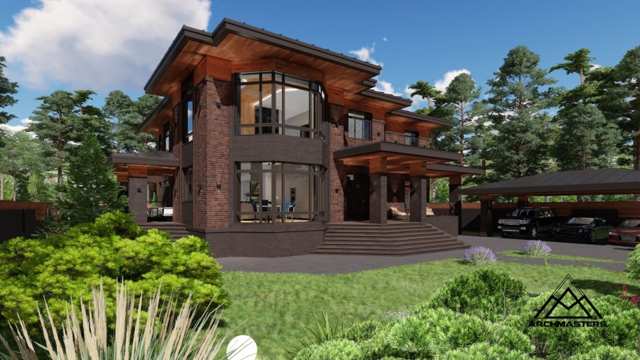 Коттедж в лесу