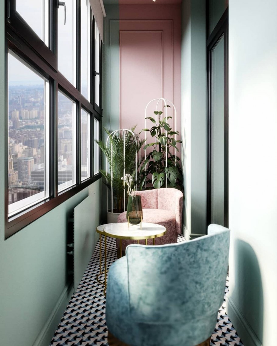 Интерьер лоджии