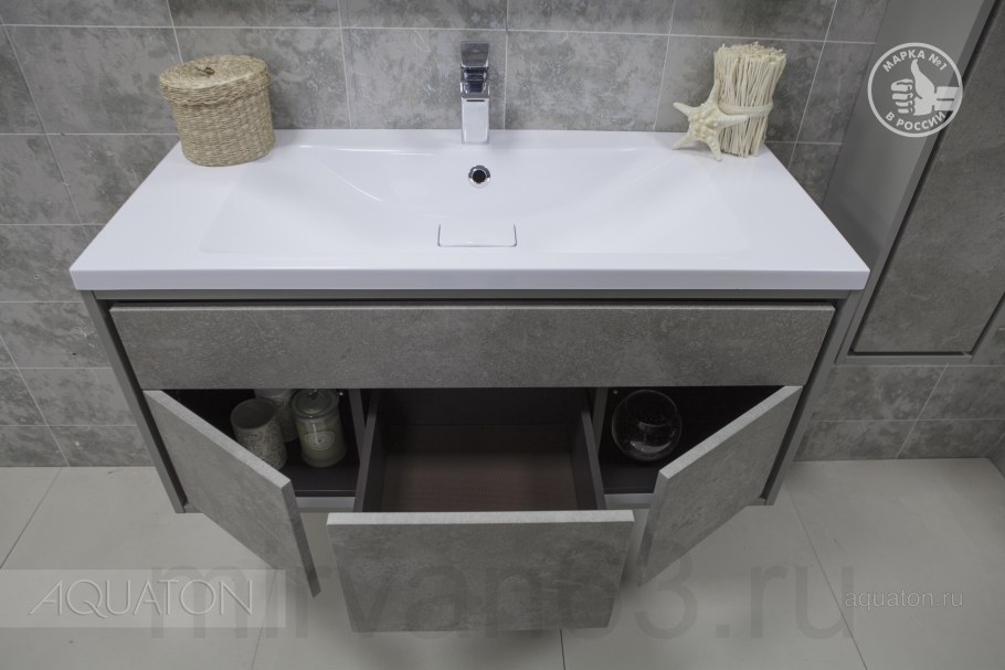 Тумба под раковину Акватон Уэльс 100