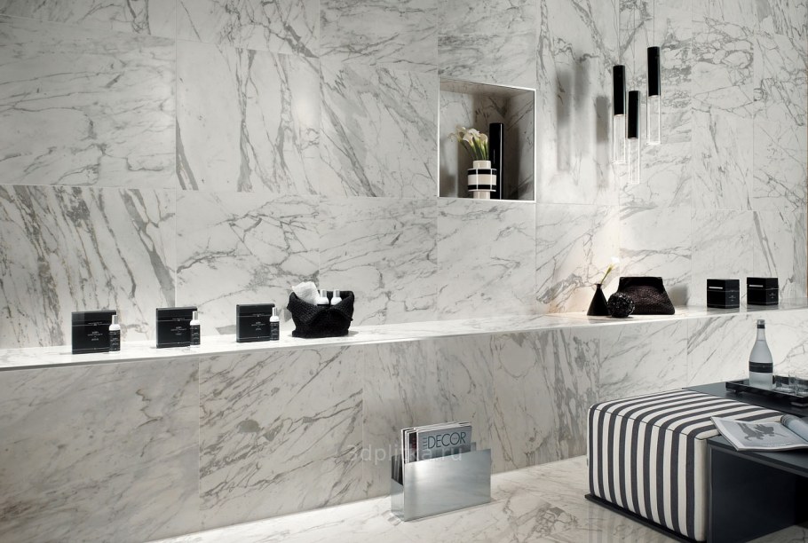 Marble trend керамогранит k-1000/LR/30x60 Carrara