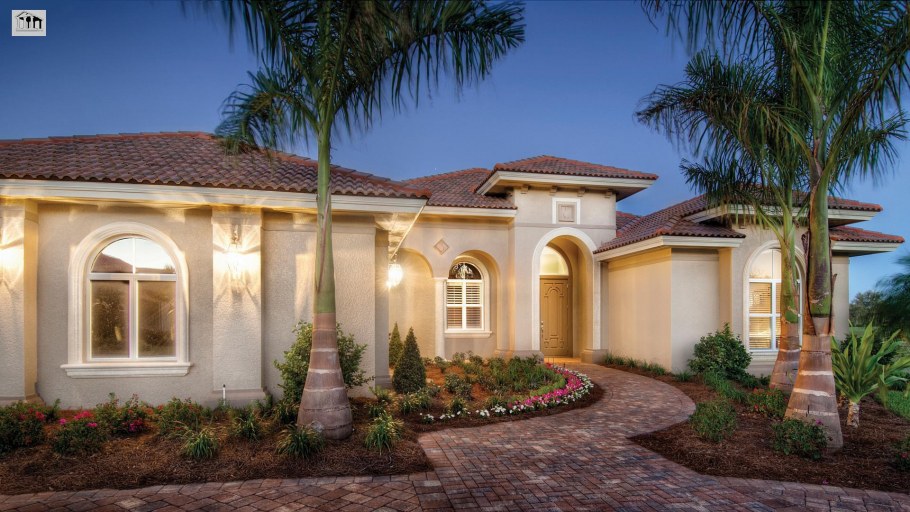 Одноэтажная вилла в средиземноморском стиле