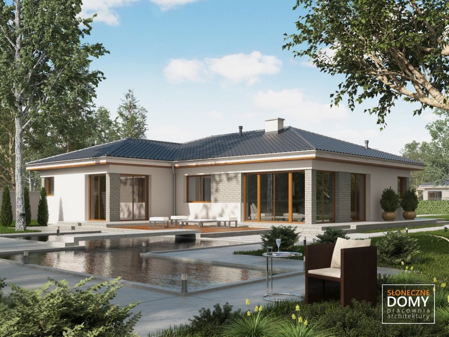 Одноэтажная вилла с бассейном