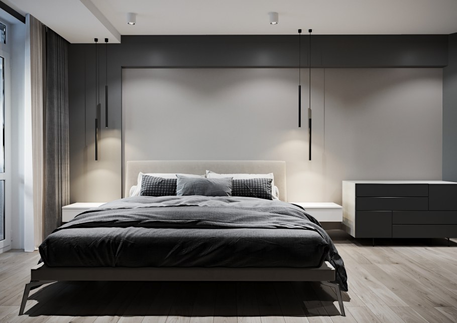 Спальня в стиле минимимализма