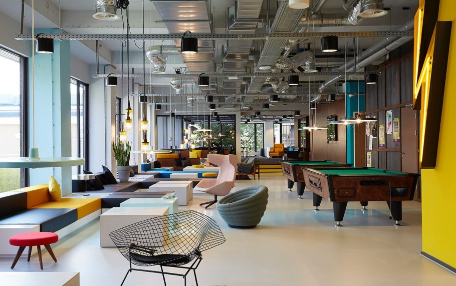 The student Hotel Amsterdam интерьер