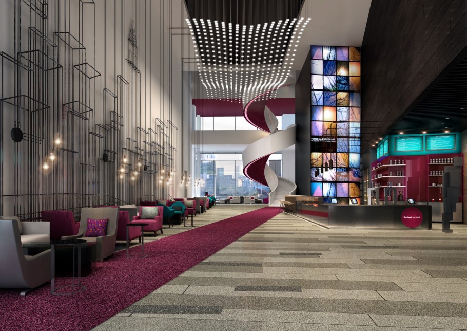 Современный общественный интерьер