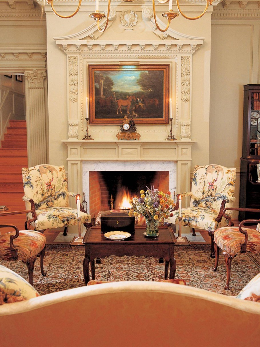 Гостиная в английском георгианском стиле